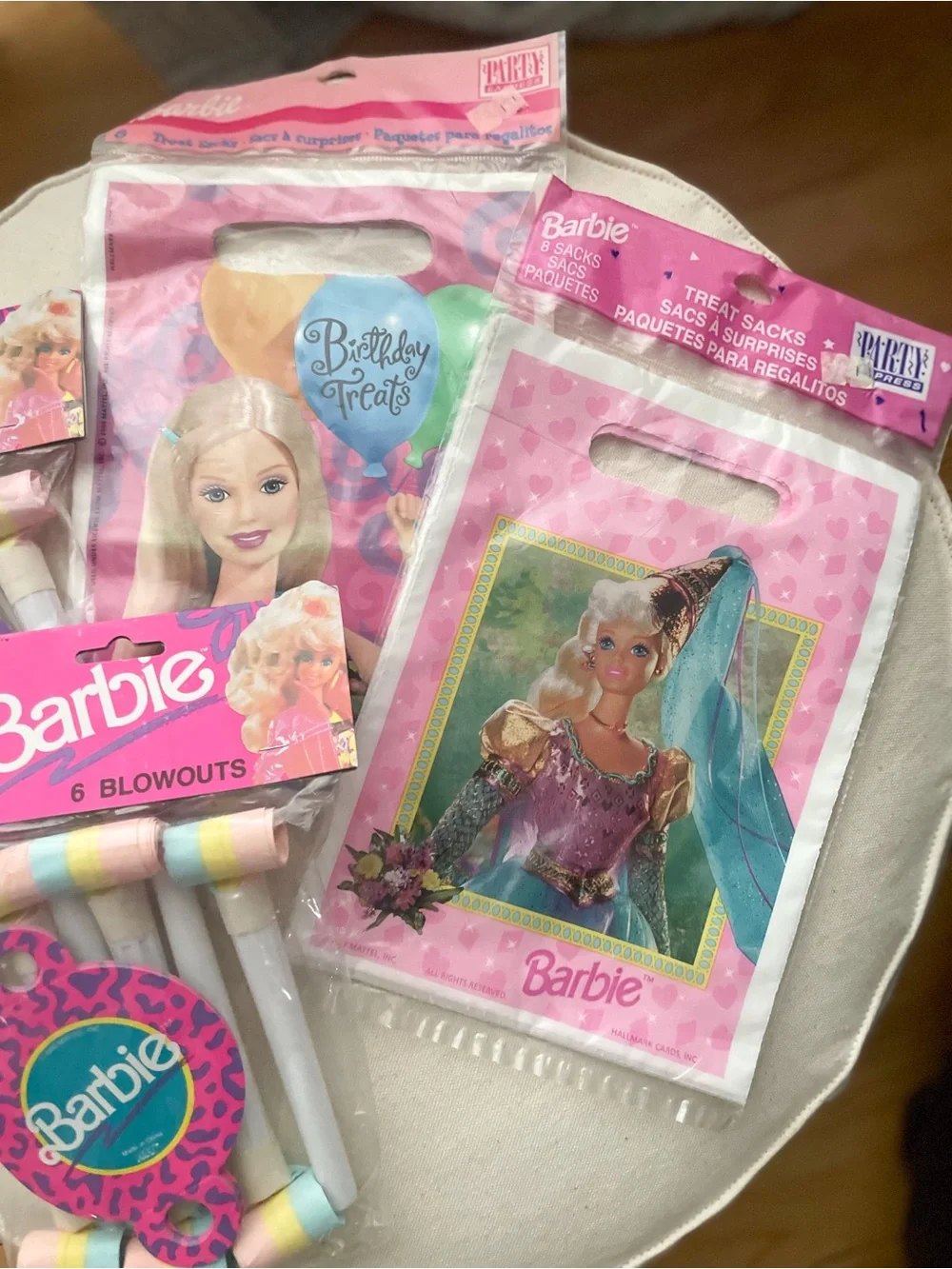 NEW Vintage Barbie Party Favor Supplies